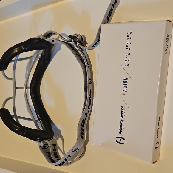 Harrow Lacrosse/Field Hockey Goggles in Black and Gray - Picture 2 of 6